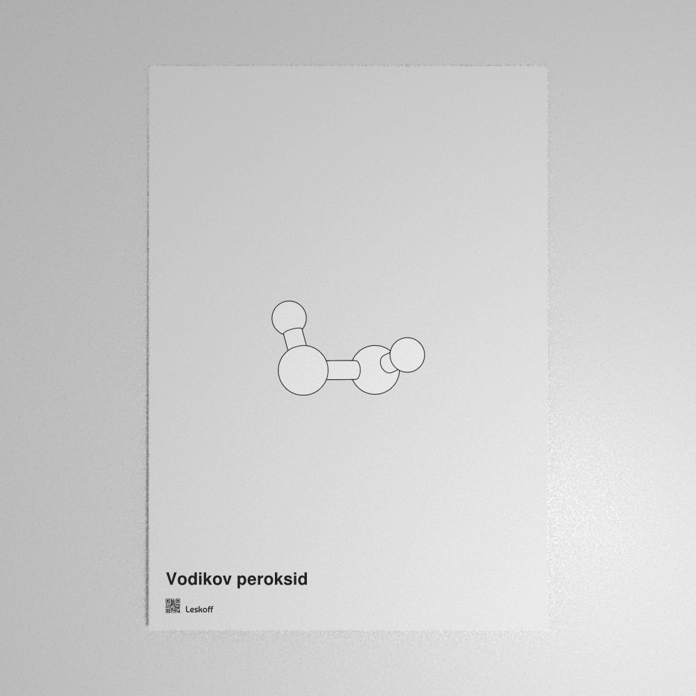 Leskoff Hydrogen Peroxide Molecule Poster image 1 of 1