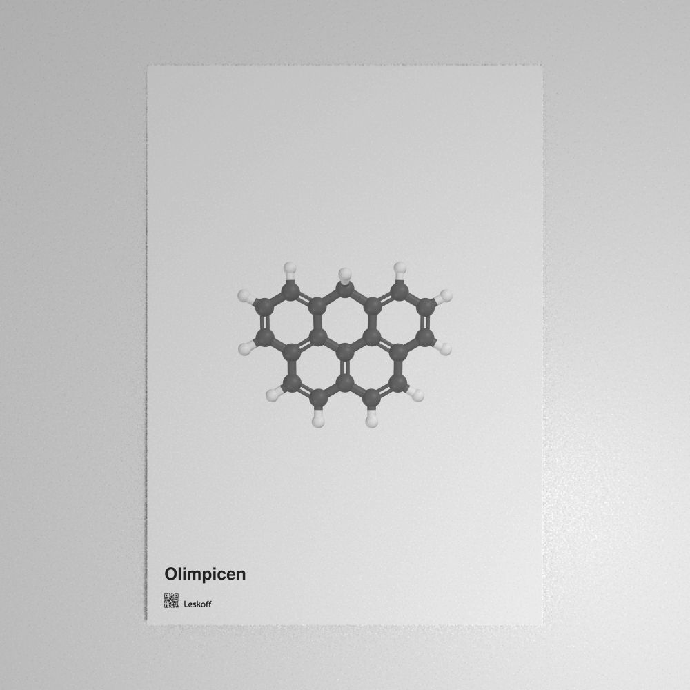Leskoff Olympicene Molecule Poster image 1 of 1
