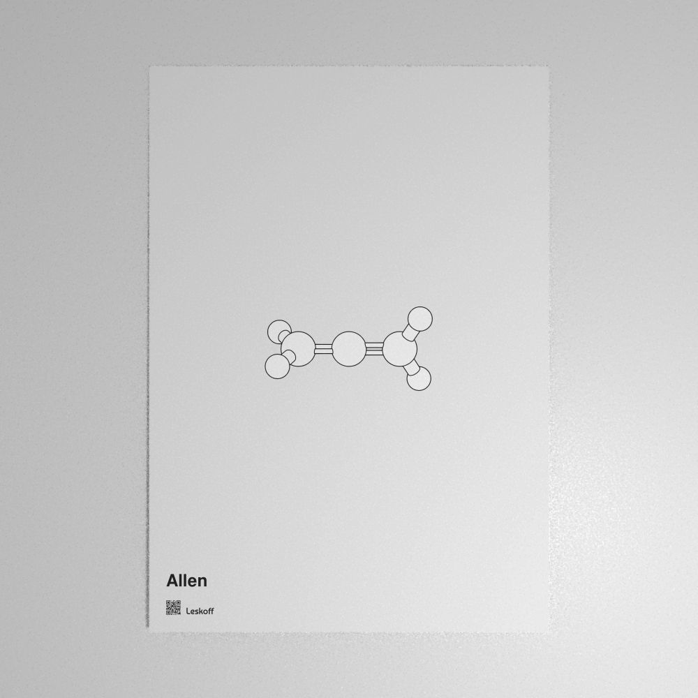 Leskoff Allene Molecule Poster image 1 of 1