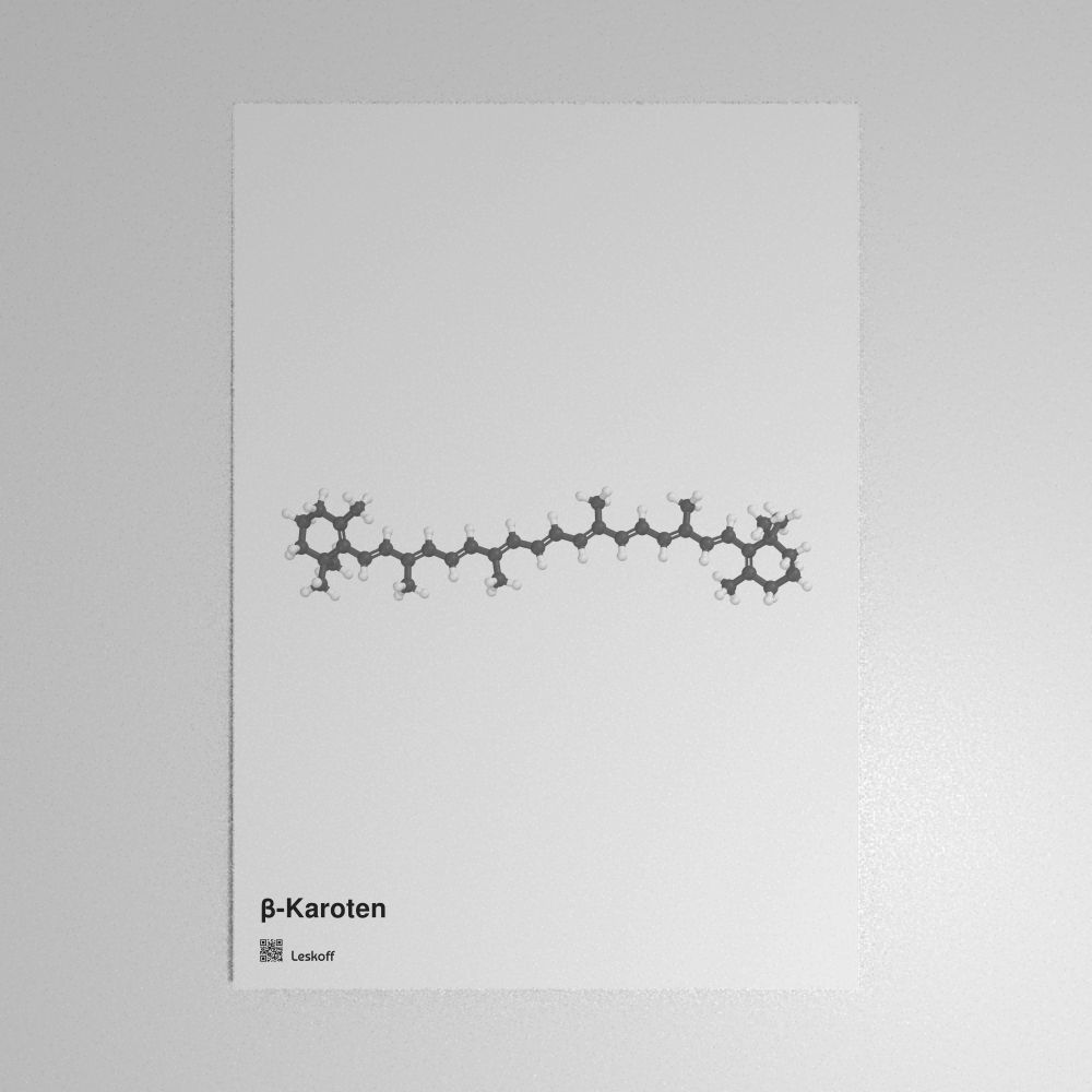 Leskoff β-Carotene Molecule Poster image 1 of 1