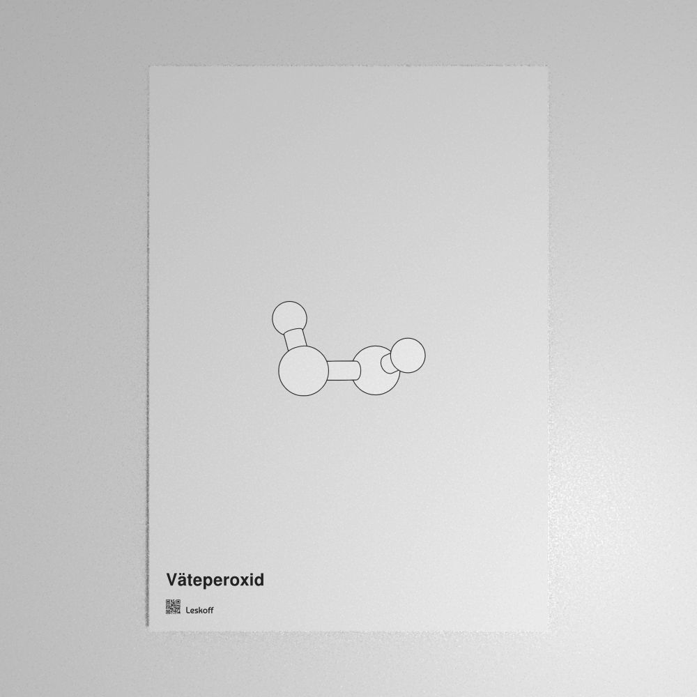 Leskoff Hydrogen Peroxide Molecule Poster image 1 of 1