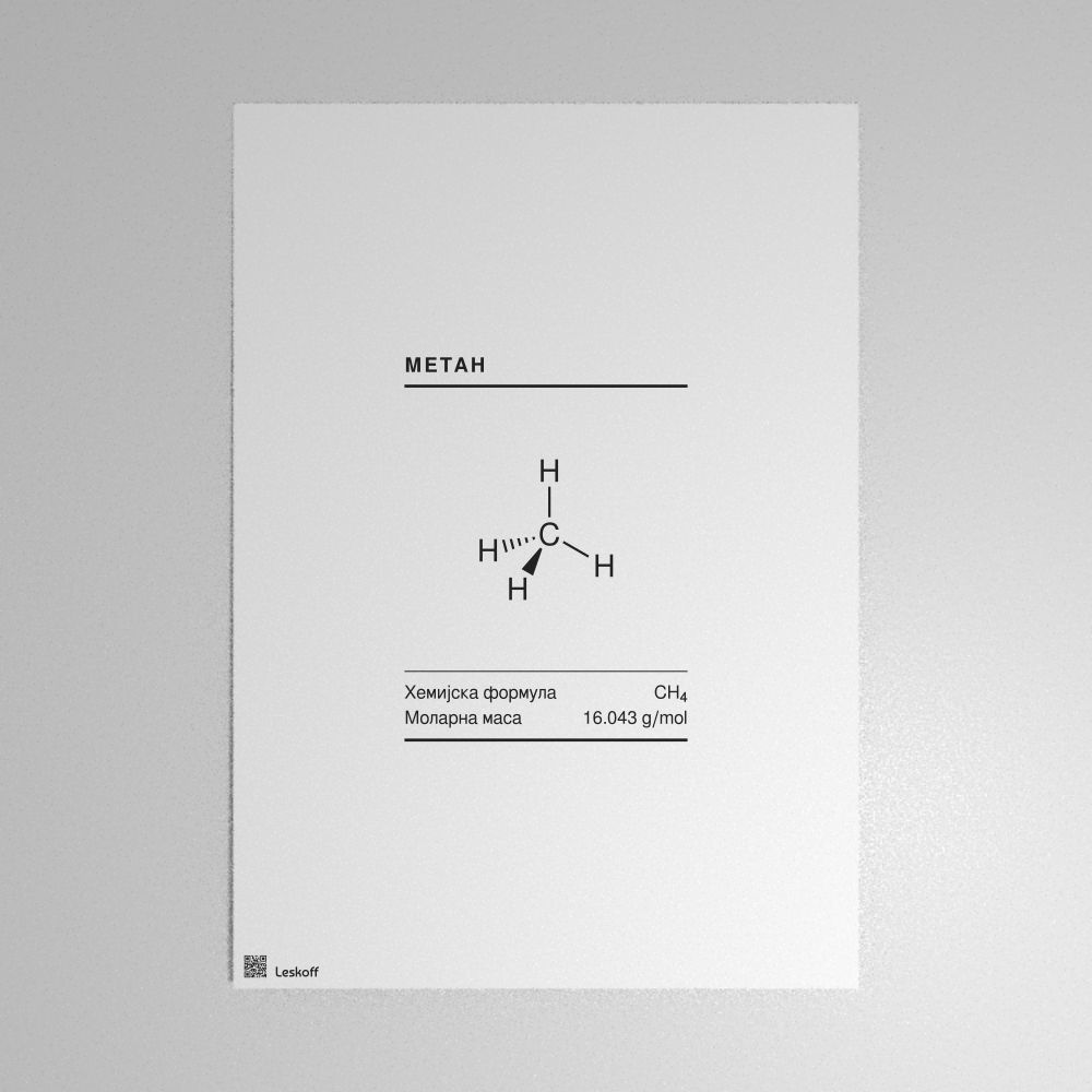 Leskoff Methane Molecule Poster image 1 of 1
