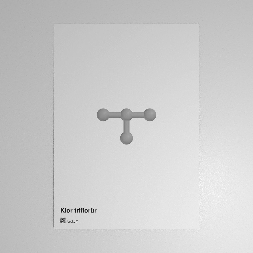 Leskoff Chlorine Trifluoride Molecule Poster image 1 of 1
