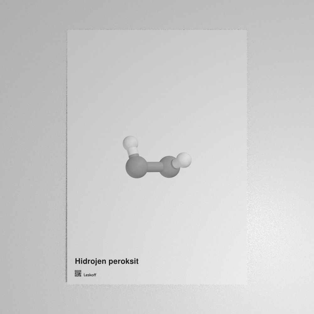 Leskoff Hydrogen Peroxide Molecule Poster image 1 of 1