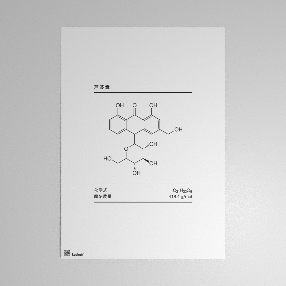 Leskoff Aloin Molecule Poster image 1 of 1