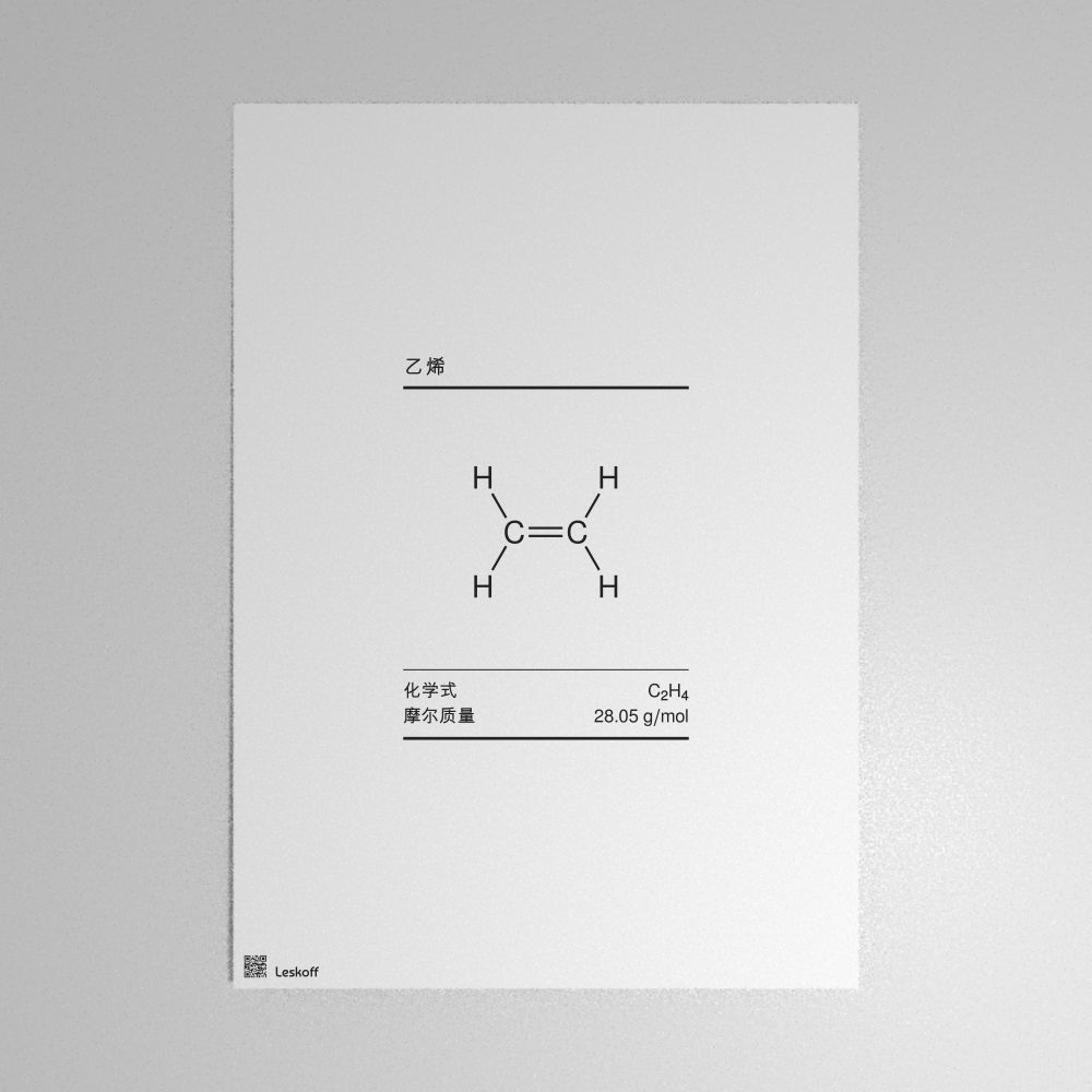Leskoff Ethylene Molecule Poster image 1 of 1