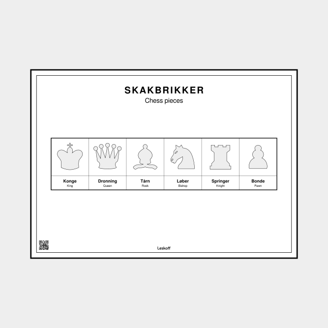 Leskoff Chess Pieces image 1 of 1