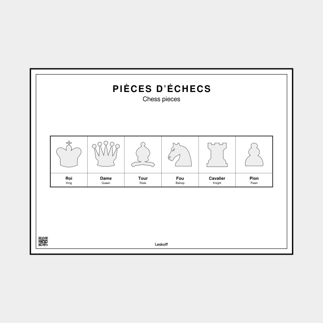 Leskoff Chess Pieces image 1 of 1