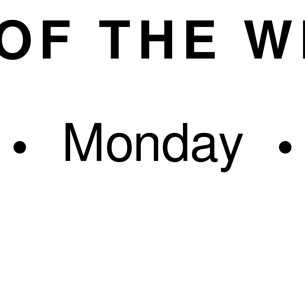 Leskoff Days of the Week Poster image 2 of 2