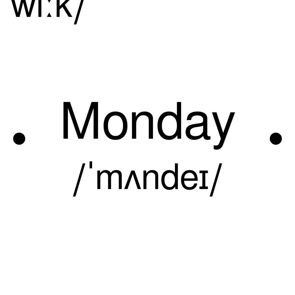Leskoff Days of the Week Poster image 2 of 2