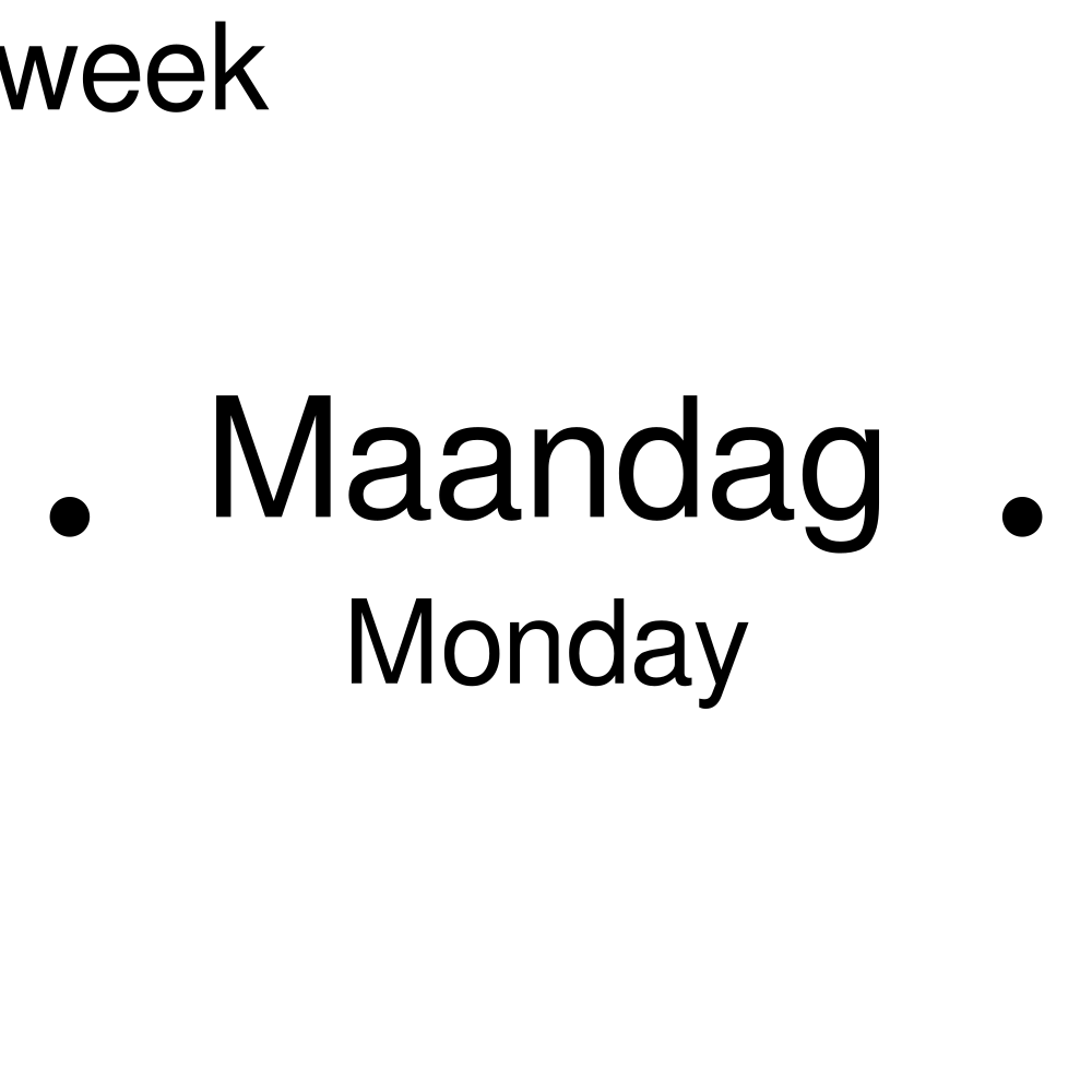 Leskoff Days of the Week Poster image 2 of 2