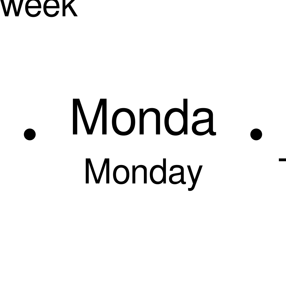 Leskoff Days of the Week Poster image 2 of 2