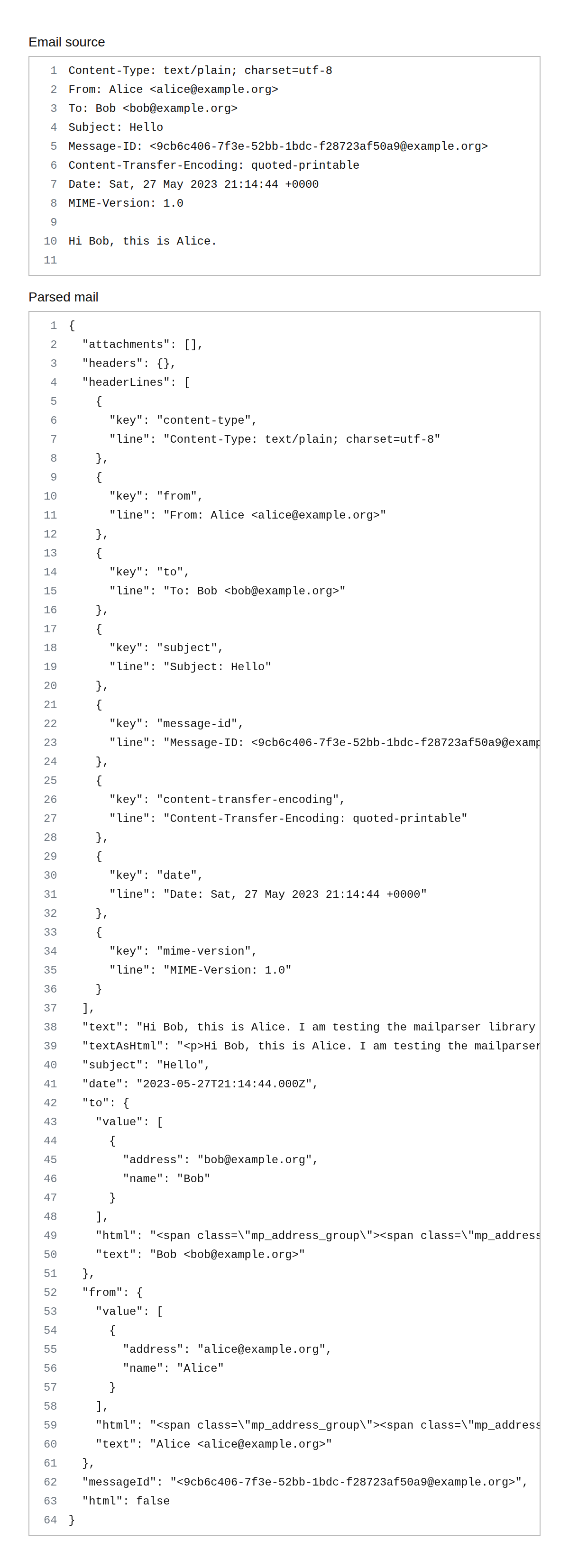 Email Parser