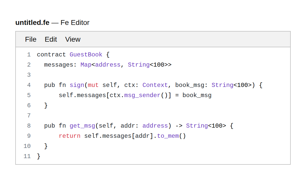 Fe Editor