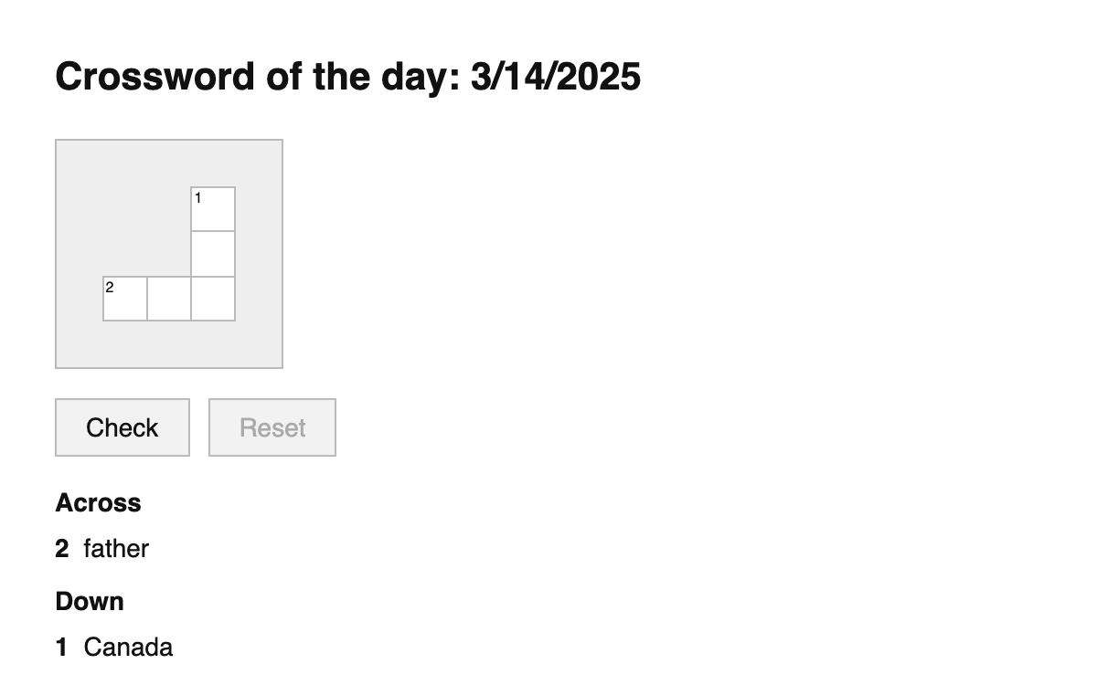 Inuktitut Crossword