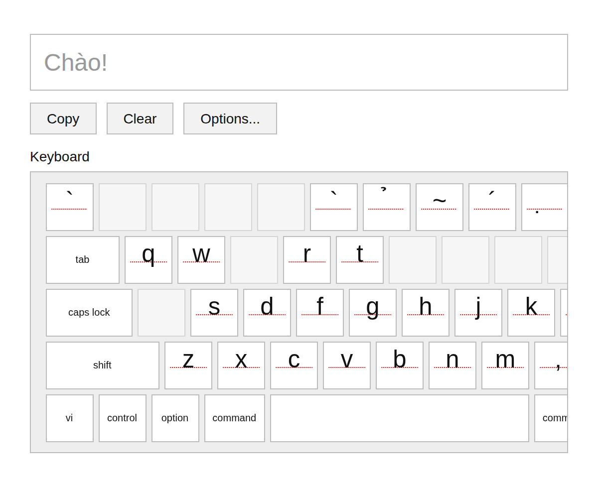 Vietnamese Keyboard